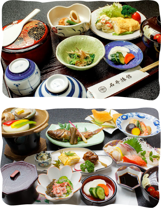 朝食・夕食
